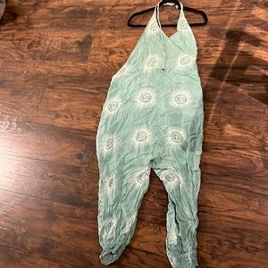 Hippie style romper - O/S - sexy low back - drop crotch
